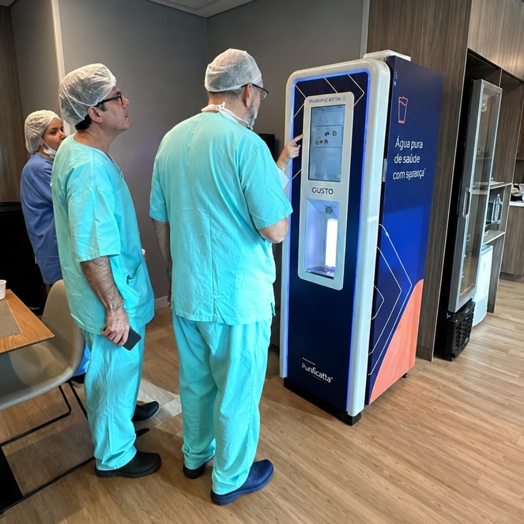 Purificatta Gusto em ambiente hospitalar